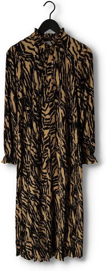 Moves Beige Midi Jurk Lavisa 2608 Multicolor Dames - Foto 3