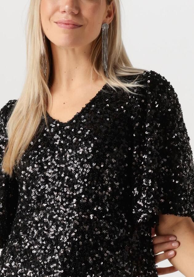 Moves Zwarte Mini Jurk Manalina Black Dames