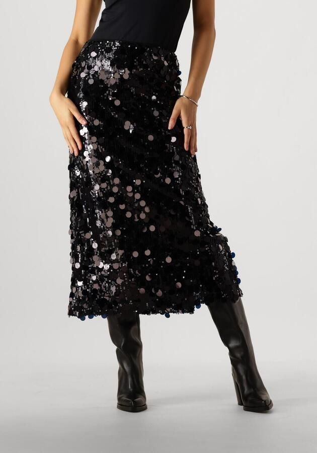 Moves Zwarte Midi Rok Lubinu Black Dames - Foto 3