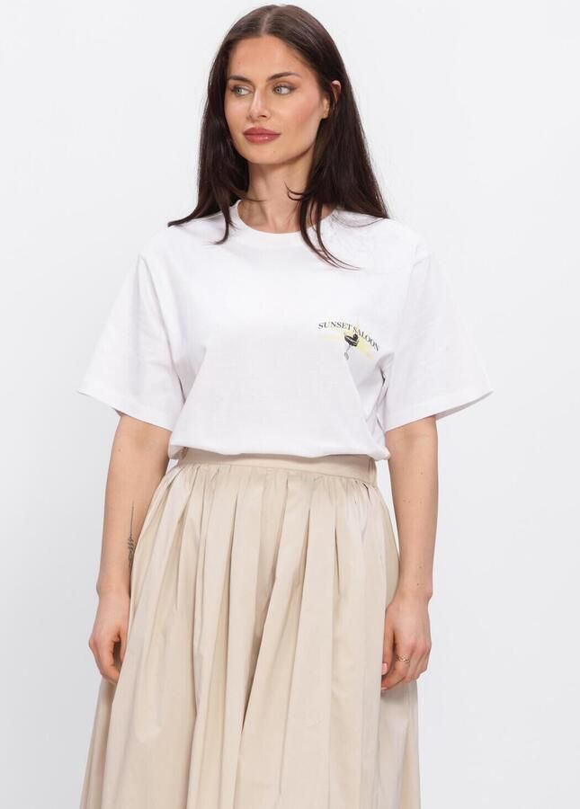 MOVES Dames Tops & T-shirts Kiana Tee 4640 Wit