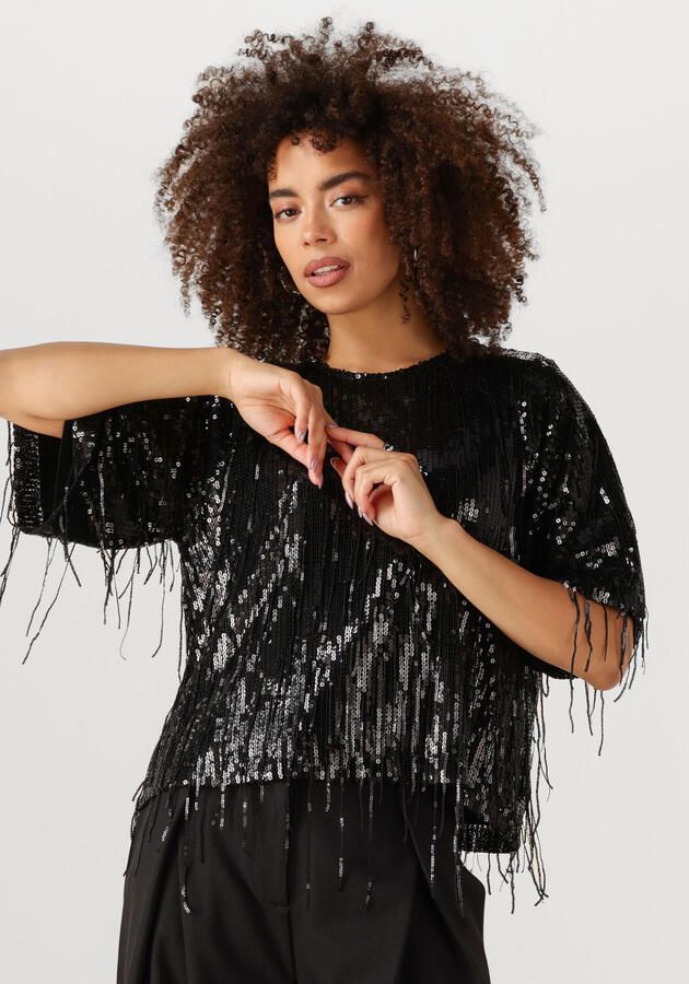 MOVES Dames Tops & T-shirts Mandi Blouse 4451 Zwart - Foto 4