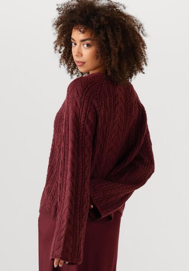 MOVES Dames Truien & Vesten Adda Knit 2822 Bordeaux