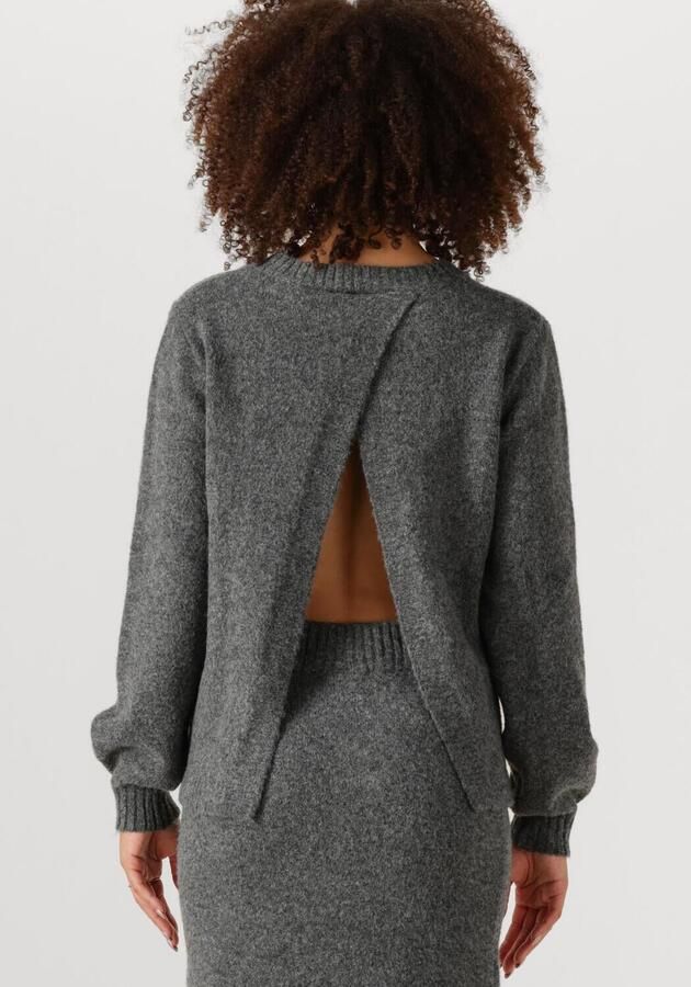 MOVES Dames Truien & Vesten Asla Knit 2579 Grijs - Foto 3