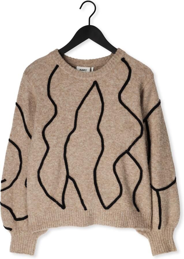 MOVES Dames Truien & Vesten Kaiya Jumper 4457 Beige