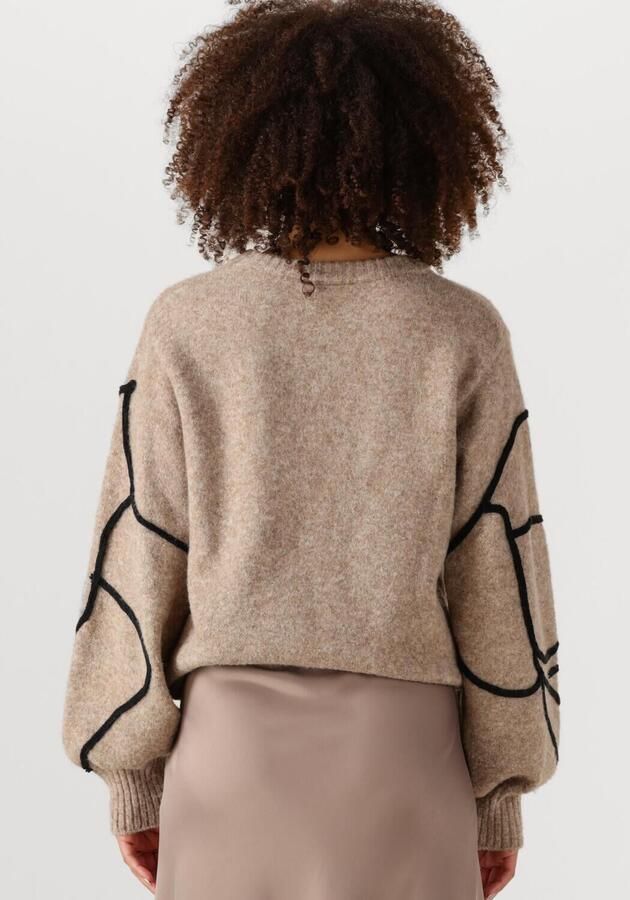 MOVES Dames Truien & Vesten Kaiya Jumper 4457 Beige - Foto 3