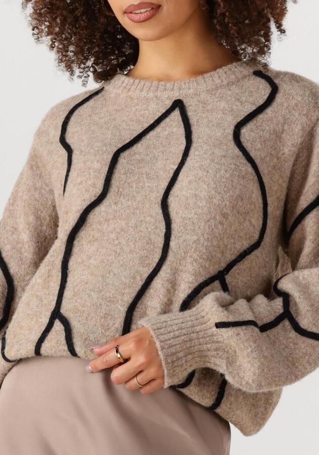 MOVES Dames Truien & Vesten Kaiya Jumper 4457 Beige - Foto 2