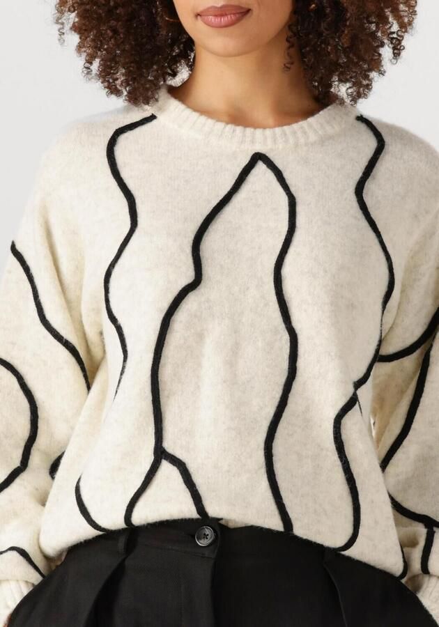 MOVES Dames Truien & Vesten Kaiya Jumper 4457 Ecru