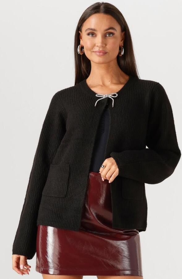 MOVES Dames Truien & Vesten Katherine Cardigan 2579 Zwart - Foto 4