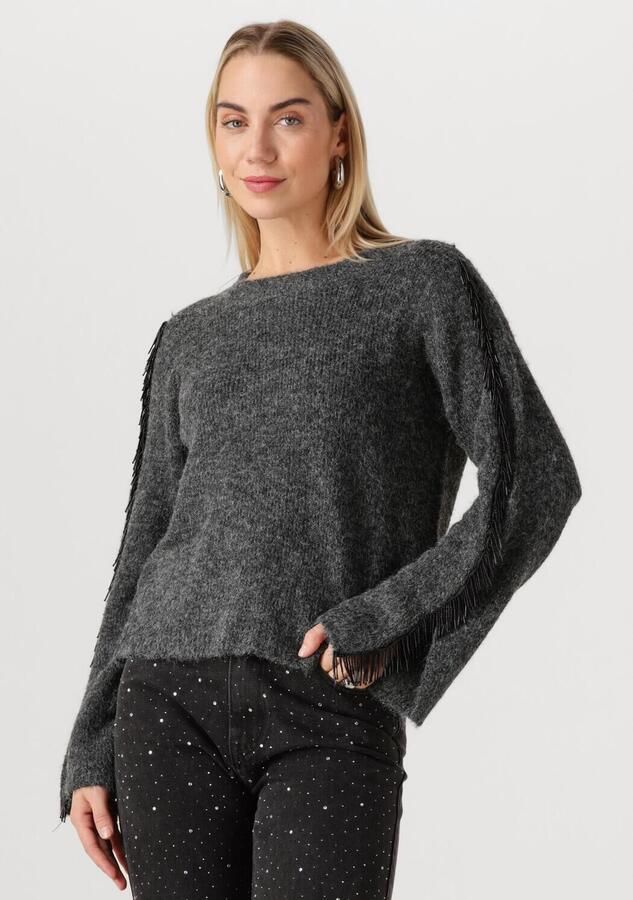 MOVES Dames Truien & Vesten Malou Jumper 4365 Donkergrijs - Foto 4