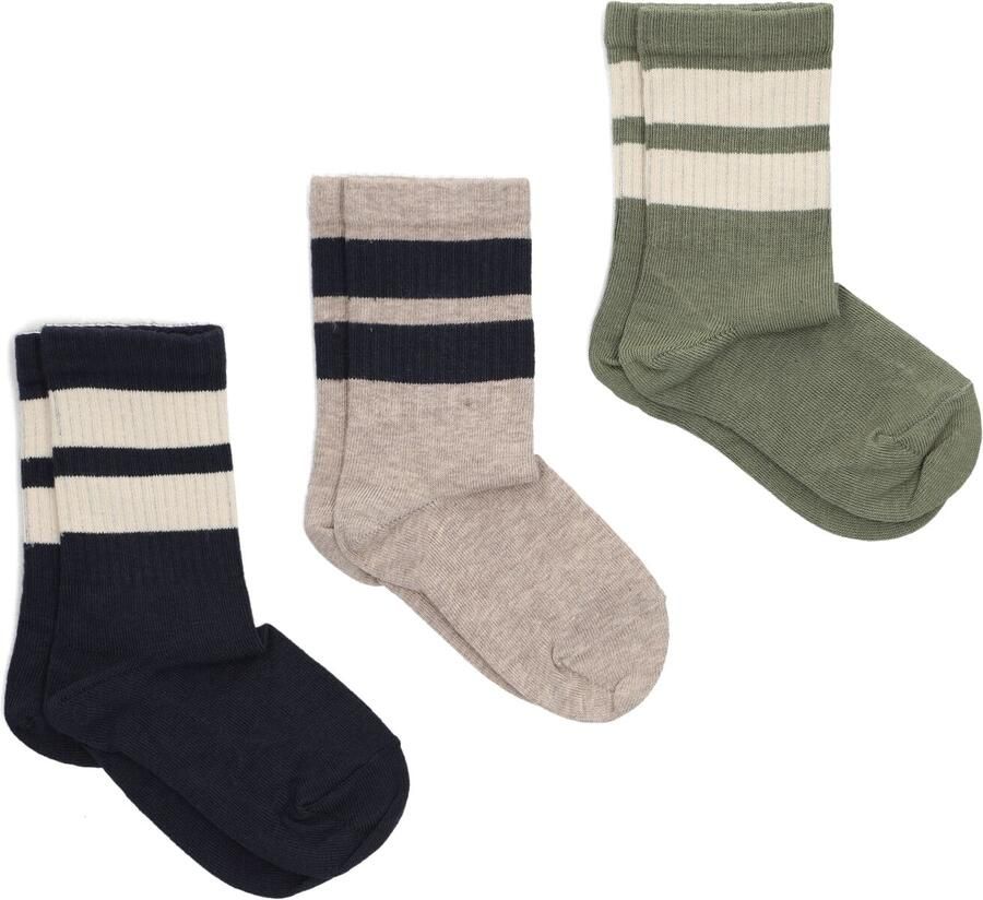 MP DENMARK Meisjes Beenmode Anker Socks 3-pack Multi - Foto 2