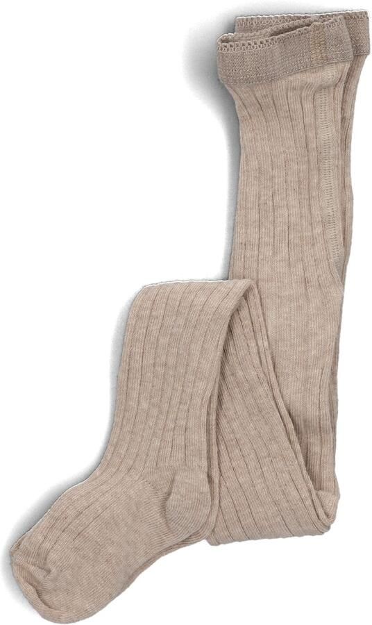MP DENMARK Meisjes Beenmode Cotton Rib Tights Beige - Foto 2