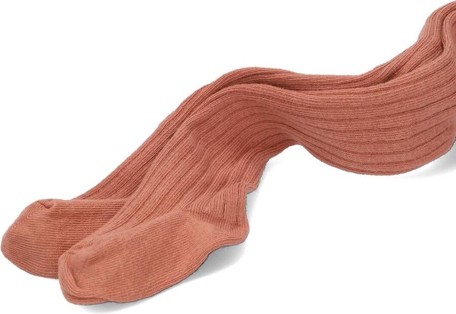 MP DENMARK Meisjes Beenmode Cotton Rib Tights Cognac