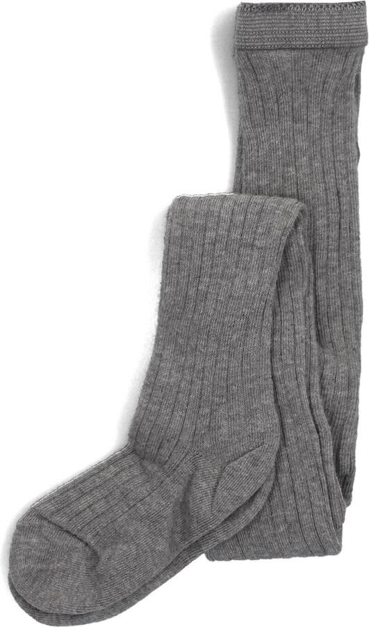 MP DENMARK Meisjes Beenmode Cotton Rib Tights Grijs - Foto 2