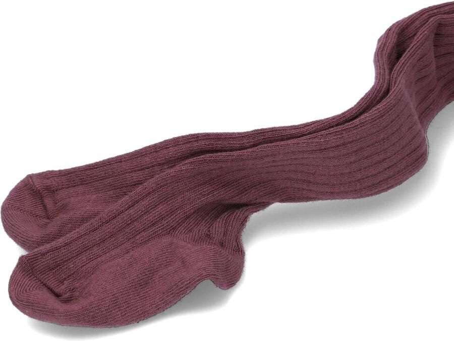 MP DENMARK Meisjes Beenmode Cotton Rib Tights Rood