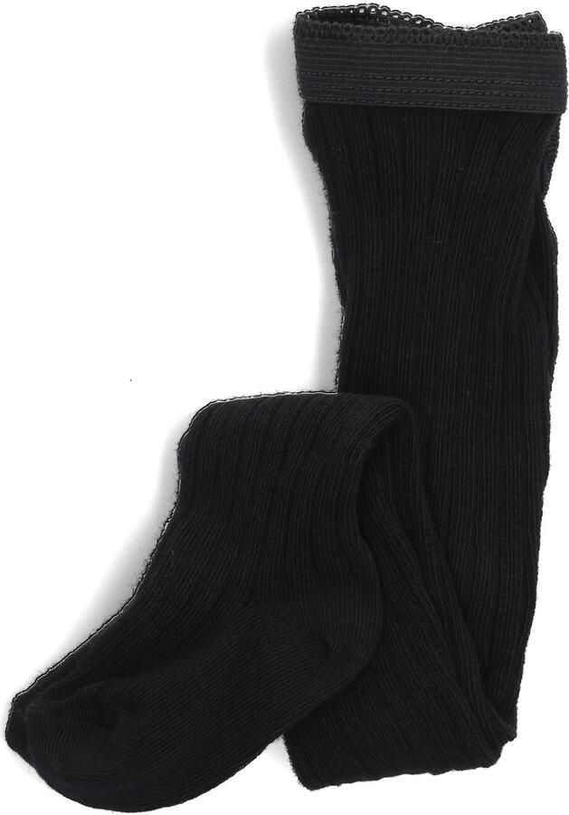 MP DENMARK Meisjes Beenmode Cotton Rib Tights Zwart - Foto 2