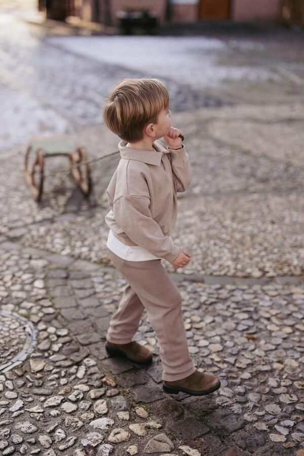 MR. LOUTRE Jongens Broeken James Taupe - Foto 2