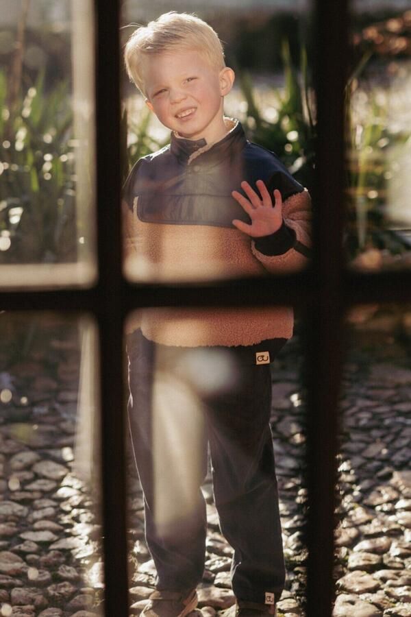 MR. LOUTRE Jongens Broeken William Donkerblauw