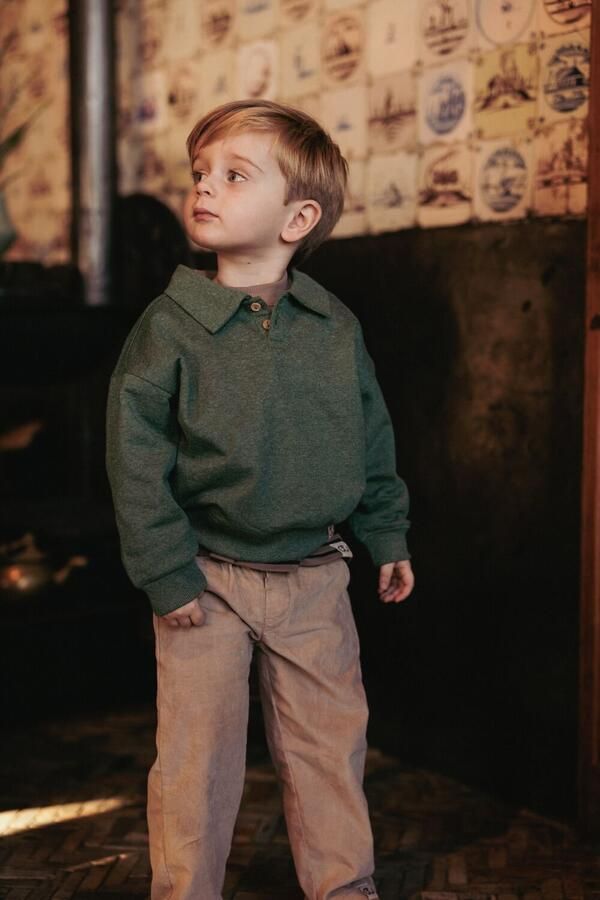 MR. LOUTRE Jongens Broeken William Zand - Foto 2