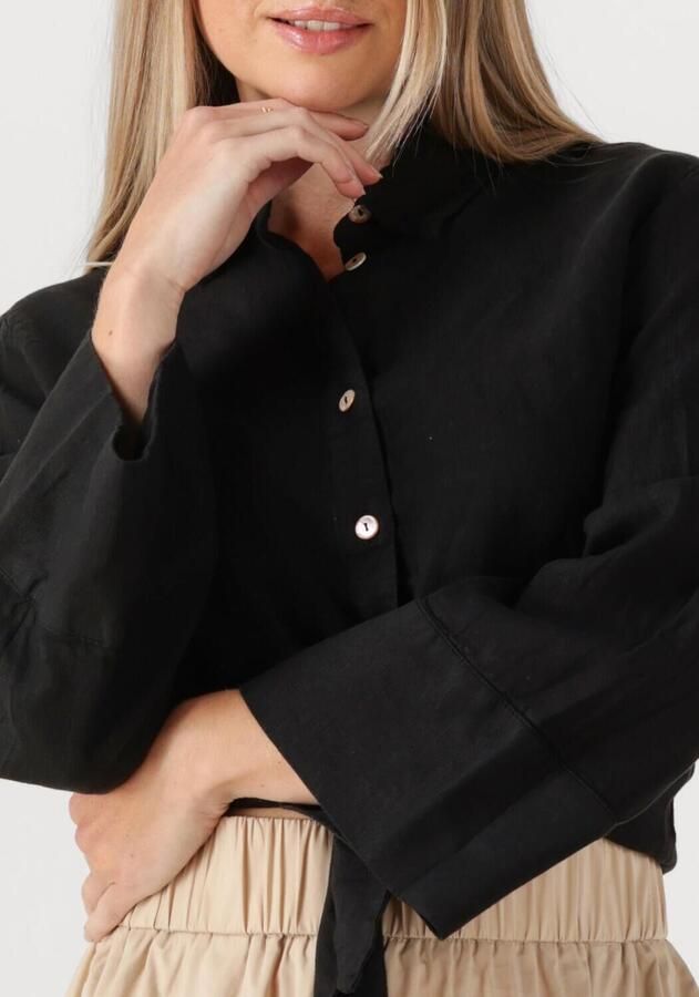 MR MOOD Dames Blouses Mrs Mika Shirt Zwart - Foto 2