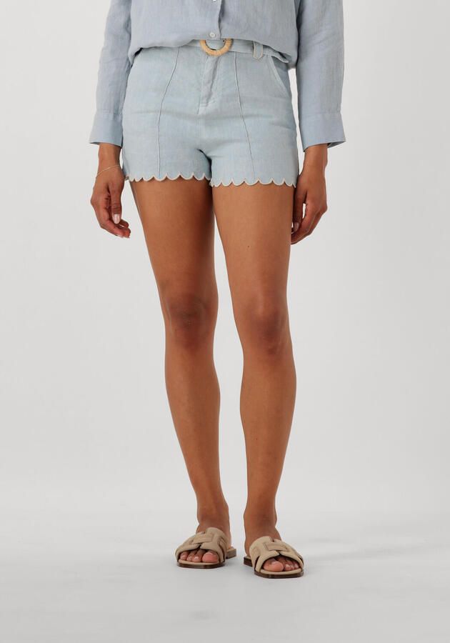 MR MOOD Dames Broeken Mrs Clara Short Lichtblauw - Foto 4