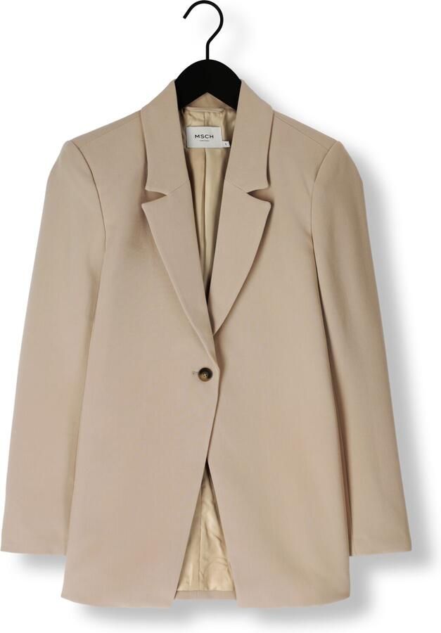 MSCH COPENHAGEN Dames Blazers Mschbarbine Slit Blazer Beige - Foto 2