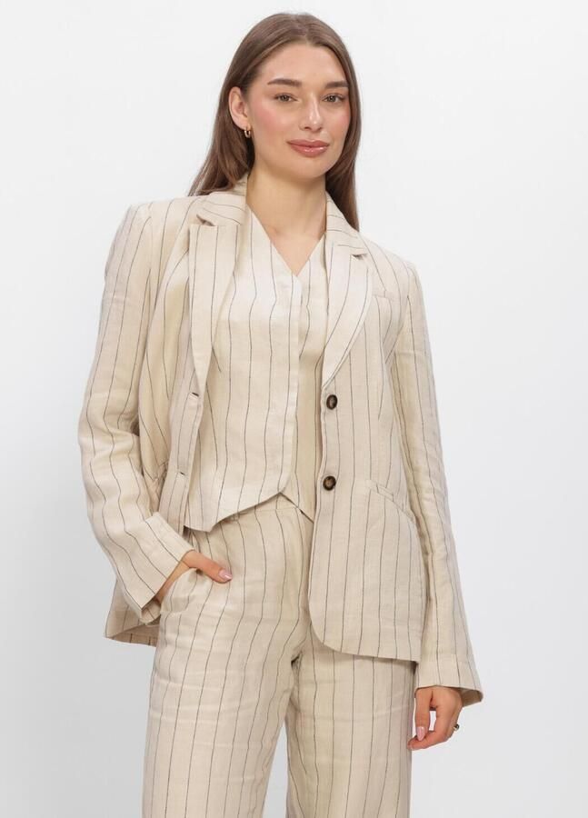 MSCH COPENHAGEN Dames Blazers Mschclaritte Loose Blazer Stp Beige