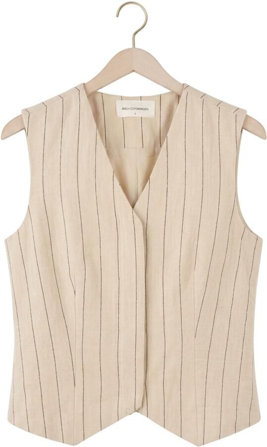 MSCH COPENHAGEN Dames Blazers Mschclaritte Waistcoat Stp Zand - Foto 4