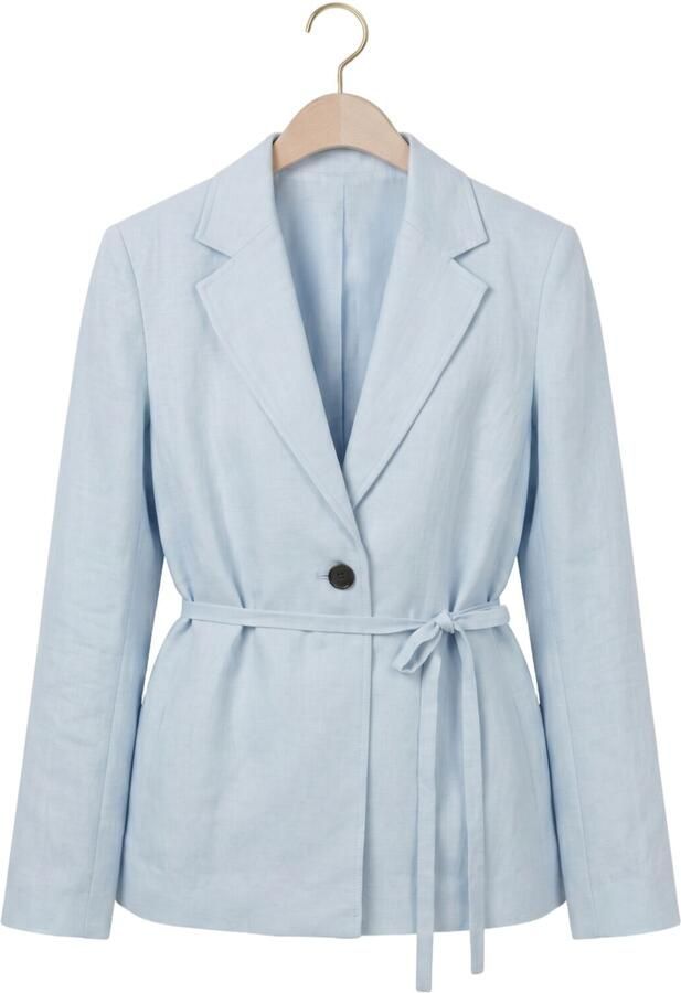 MSCH COPENHAGEN Dames Blazers Mschgraciela Franciska Loose Blazer Lichtblauw - Foto 4