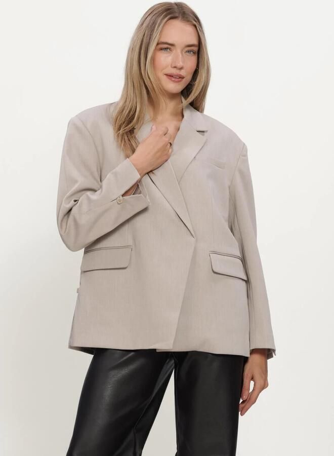 MSCH COPENHAGEN Dames Blazers Mschmarceli Oversized Blazer Beige