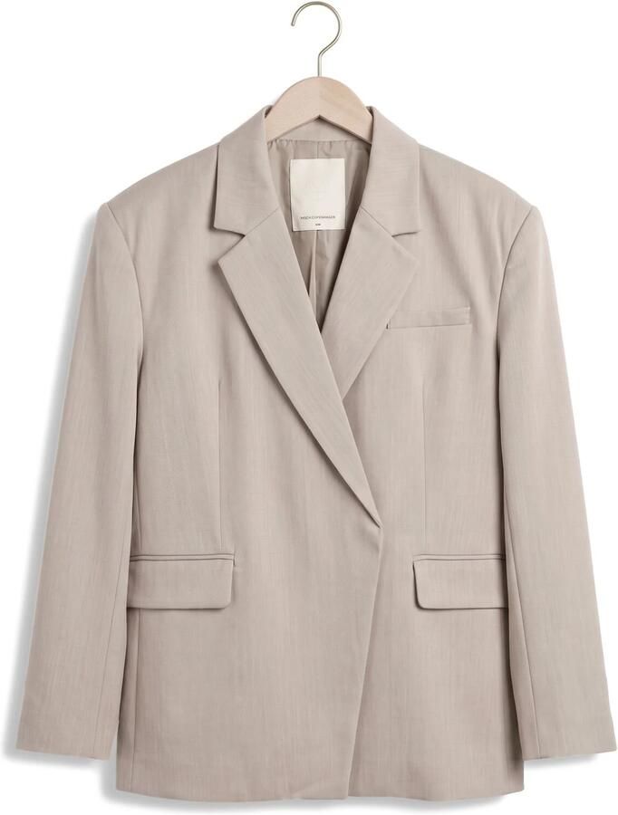 MSCH COPENHAGEN Dames Blazers Mschmarceli Oversized Blazer Beige - Foto 2