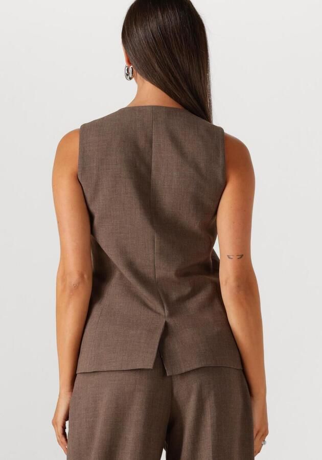 MSCH COPENHAGEN Dames Blazers Mschrosina Michelle Waistcoat Bruin