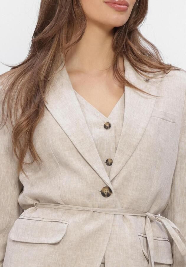 MSCH COPENHAGEN Dames Blazers Mschviana Ginia Blazer Beige - Foto 3