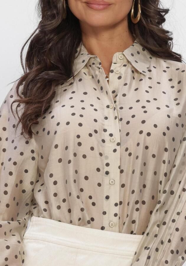 MSCH COPENHAGEN Dames Blouses Mschdorothea Faustina Shirt Aop Zand - Foto 3