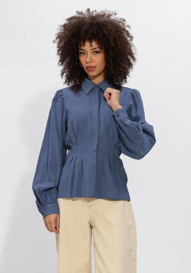 MSCH COPENHAGEN Dames Blouses Mschelsa Asana Shirt Blauw