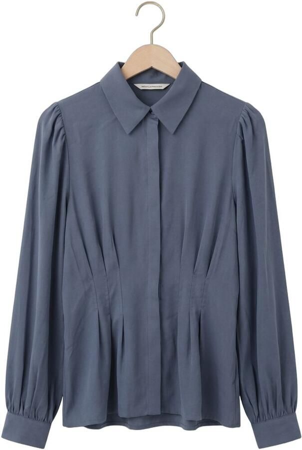 MSCH COPENHAGEN Dames Blouses Mschelsa Asana Shirt Blauw - Foto 4