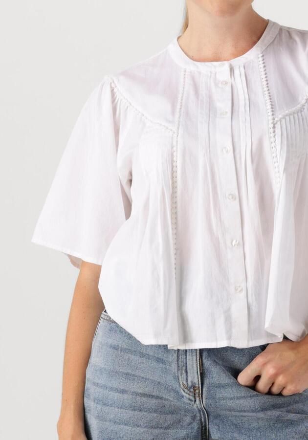 MSCH COPENHAGEN Dames Blouses Mschethelyn 2 4 Shirt Wit - Foto 2