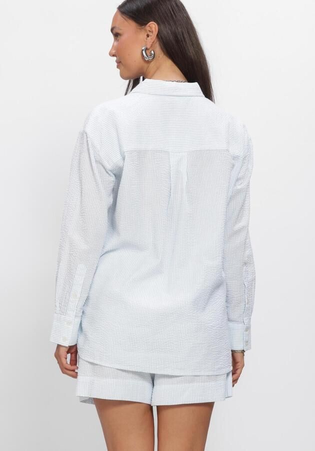 MSCH COPENHAGEN Dames Blouses Mschfelicity Shirt Stp Lichtblauw - Foto 3