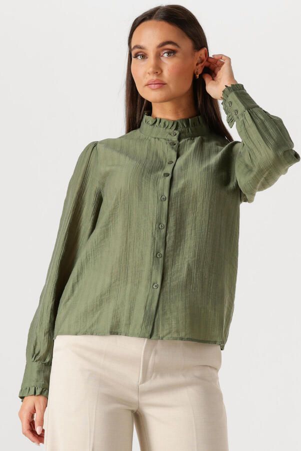 MSCH COPENHAGEN Dames Blouses Mschfemine Shirt Khaki