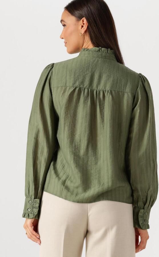 MSCH COPENHAGEN Dames Blouses Mschfemine Shirt Khaki - Foto 4
