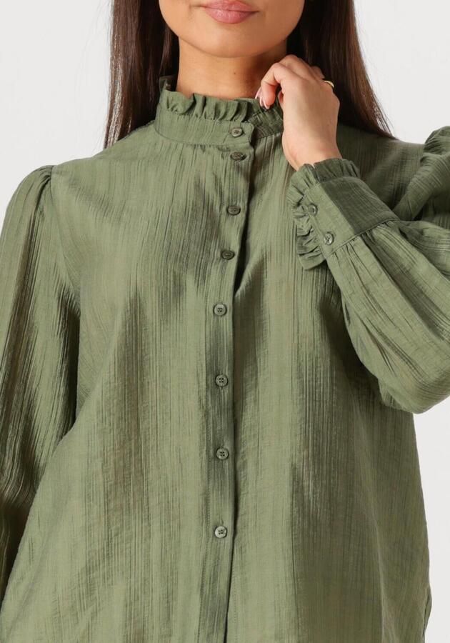 MSCH COPENHAGEN Dames Blouses Mschfemine Shirt Khaki - Foto 3