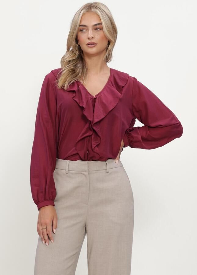 MSCH COPENHAGEN Dames Blouses Mschisra Shirt Bordeaux