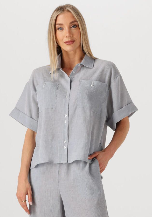 MSCH COPENHAGEN Dames Blouses Mschkinley 2 4 Shirt Stp Grijs - Foto 4