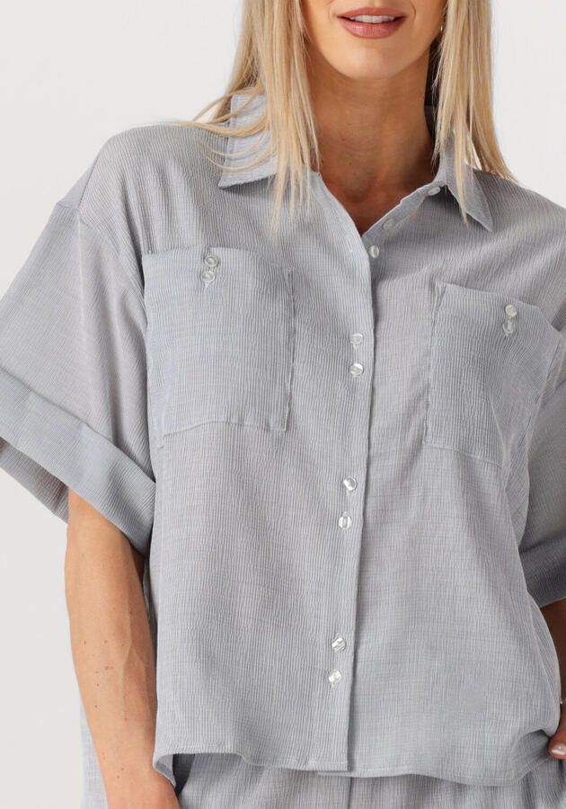 MSCH COPENHAGEN Dames Blouses Mschkinley 2 4 Shirt Stp Grijs - Foto 2