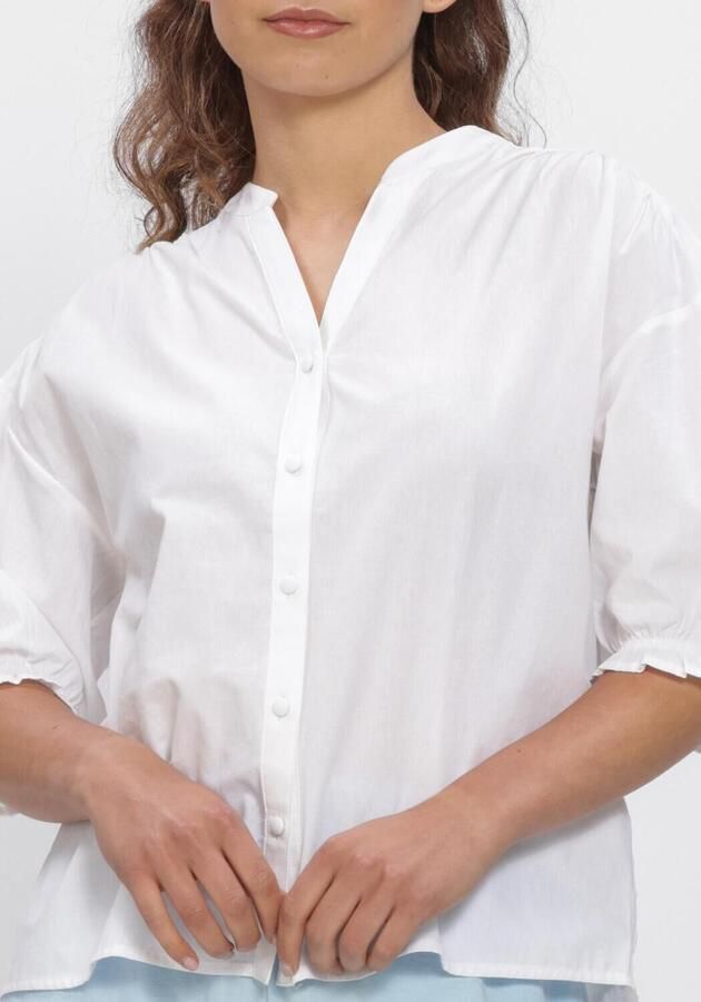 MSCH COPENHAGEN Dames Blouses Mschmarca Dotten 2 4 Shirt Wit - Foto 4