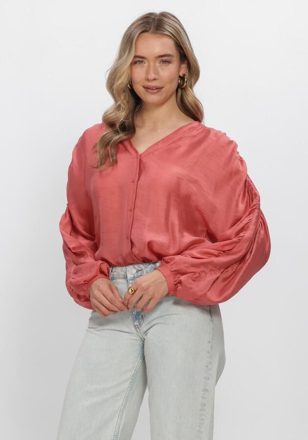 MSCH COPENHAGEN Dames Blouses Mschramona Rikkelia Volume Shirt Roze