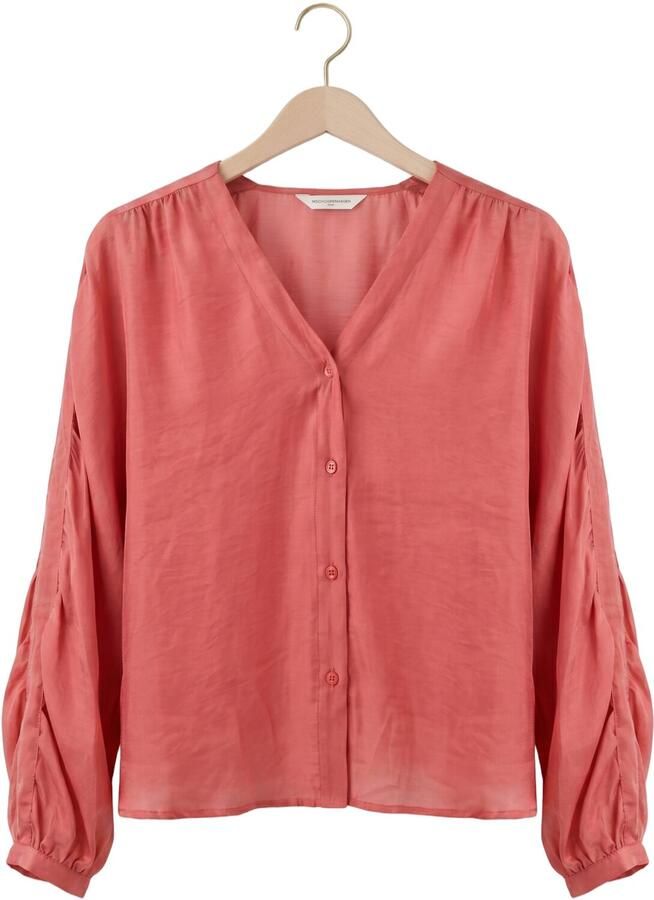 MSCH COPENHAGEN Dames Blouses Mschramona Rikkelia Volume Shirt Roze - Foto 2