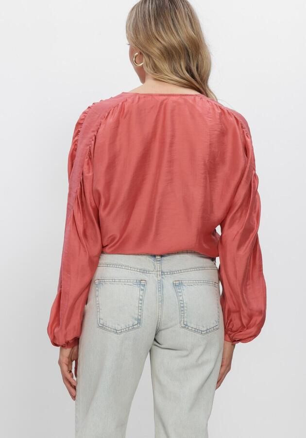 MSCH COPENHAGEN Dames Blouses Mschramona Rikkelia Volume Shirt Roze - Foto 3