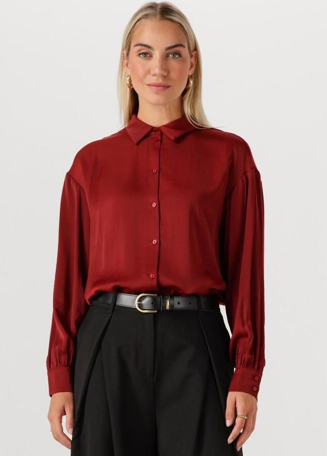 MSCH Copenhagen Regular fit overhemdblouse met viscose model 'Sandelina' - Foto 4