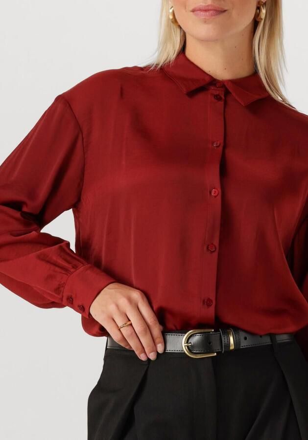 MSCH Copenhagen Regular fit overhemdblouse met viscose model 'Sandelina' - Foto 3