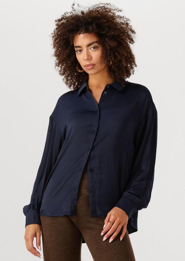 MSCH Copenhagen Regular fit overhemdblouse met viscose model 'Sandelina' - Foto 4
